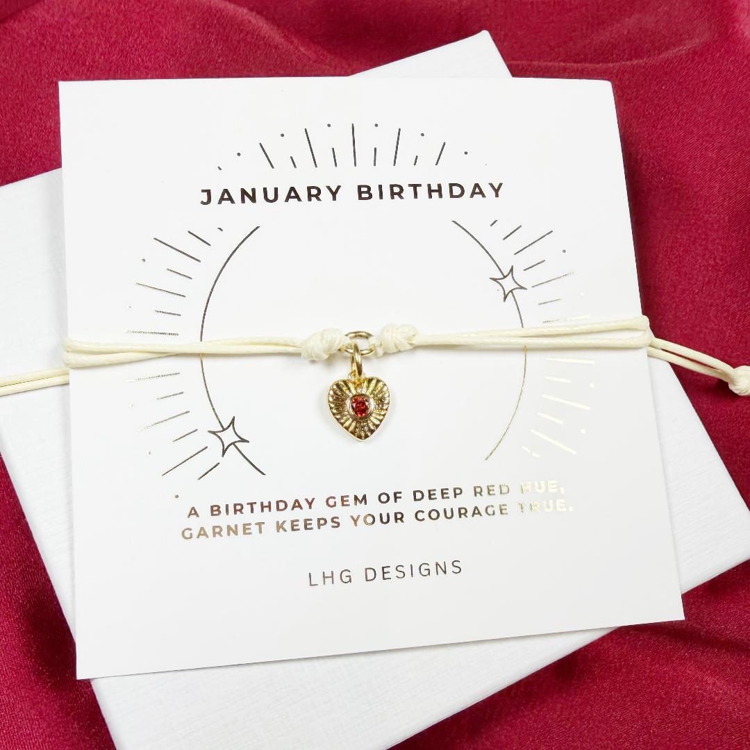Birthstone Bracelet With Gift Card RRP £19.99