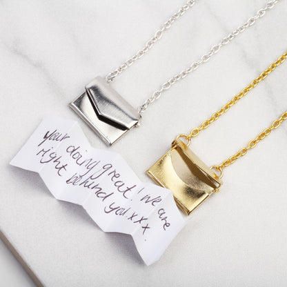 To all the boys I've loved before, Envelope locket necklace, Personalized Love Letter, Locket necklace, Secret message jewellery, Silver,