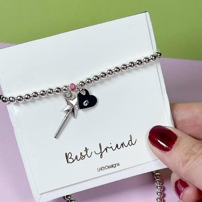 Wicked Personalised Friendship bracelet, Wicked Christmas Gift for her, Wicked movie, Wicked musical, Wicked Elphaba, Glinda bracelet gift