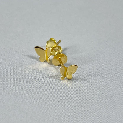 Tiny Dainty Butterfly stud earrings, Sterling Silver, Gold, Dainty Stud earrings, Tiny earrings, Butterfly stud earrings, kids