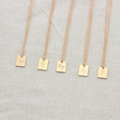 SWAROVSKI BIRTHSTONE NECKLACE, October birthstone necklace, birthday gift for her, October birthday gift for her, gifts for her. Birthflower