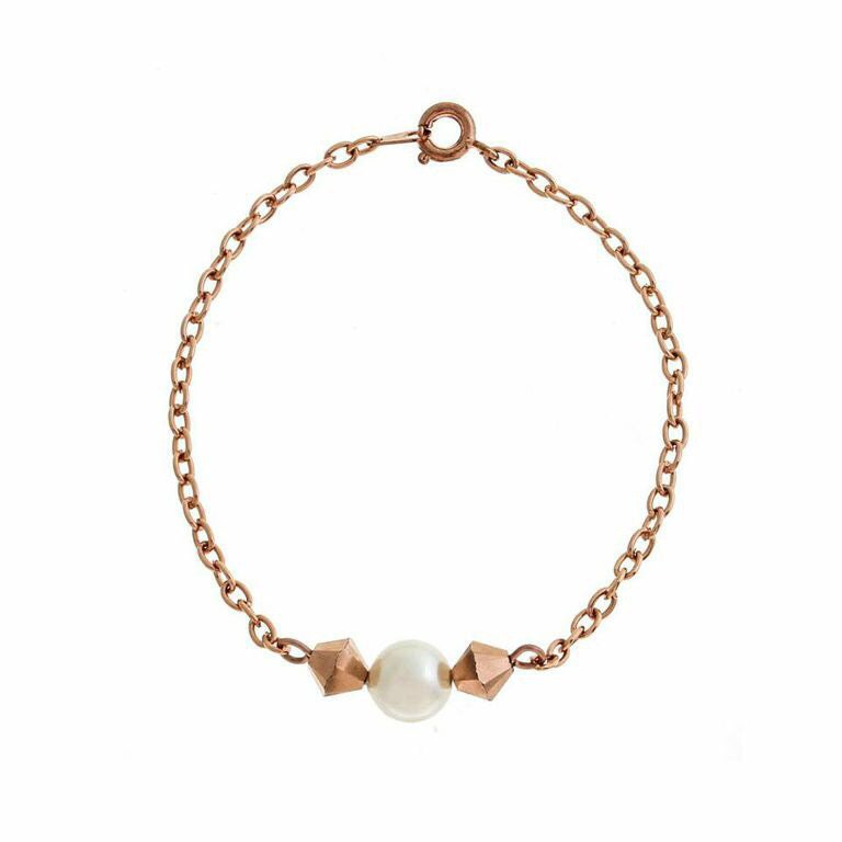 Single Pearl Bracelet, Dainty Pearl Bracelet, Silver Pearl Bracelet, Gold Pearl Bracelet, Rose Gold pearl bracelet, Bridesmaid gift