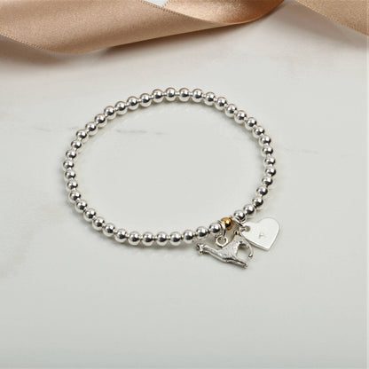 Personalised Llama lovers bracelet gift for her, Birthday gift for her, Christmas gift for her, kids, children, good luck, exams gift