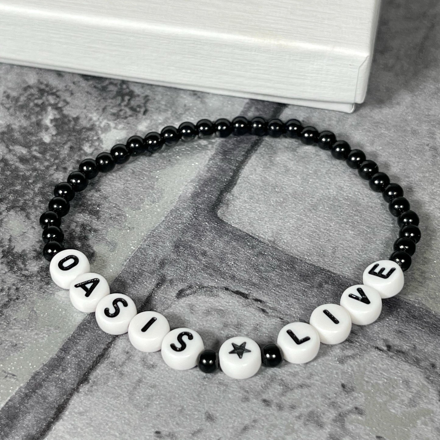 Oasis Live 2025 concert bracelet gift, Oasis Merch, concert bracelets, Oasis concert bracelet, concert ticket gift, rock band tickets