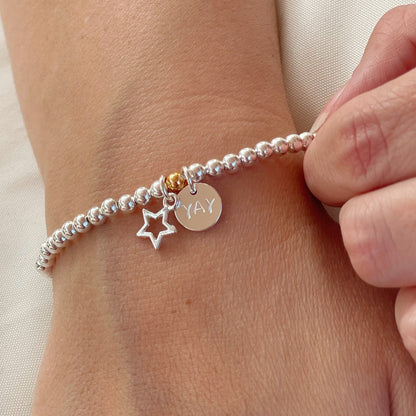 Personalised Exam Congratulations Bracelet , Star Charm Exam Congratulation gift, Graduation Gift 2023, Graduation Gifts For Her, Graduation