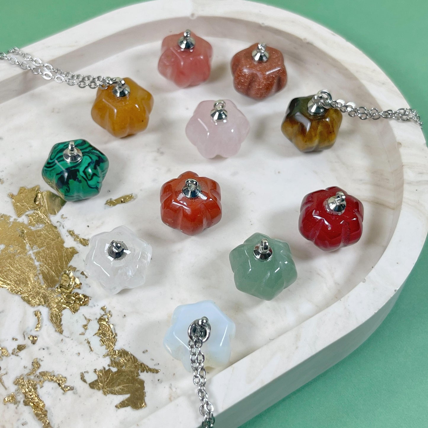Pumpkin gemstone silver earrings, Halloween gift, Autumn jewelry, Halloween Jewelry, Opal earrings, Pumpkin earrings