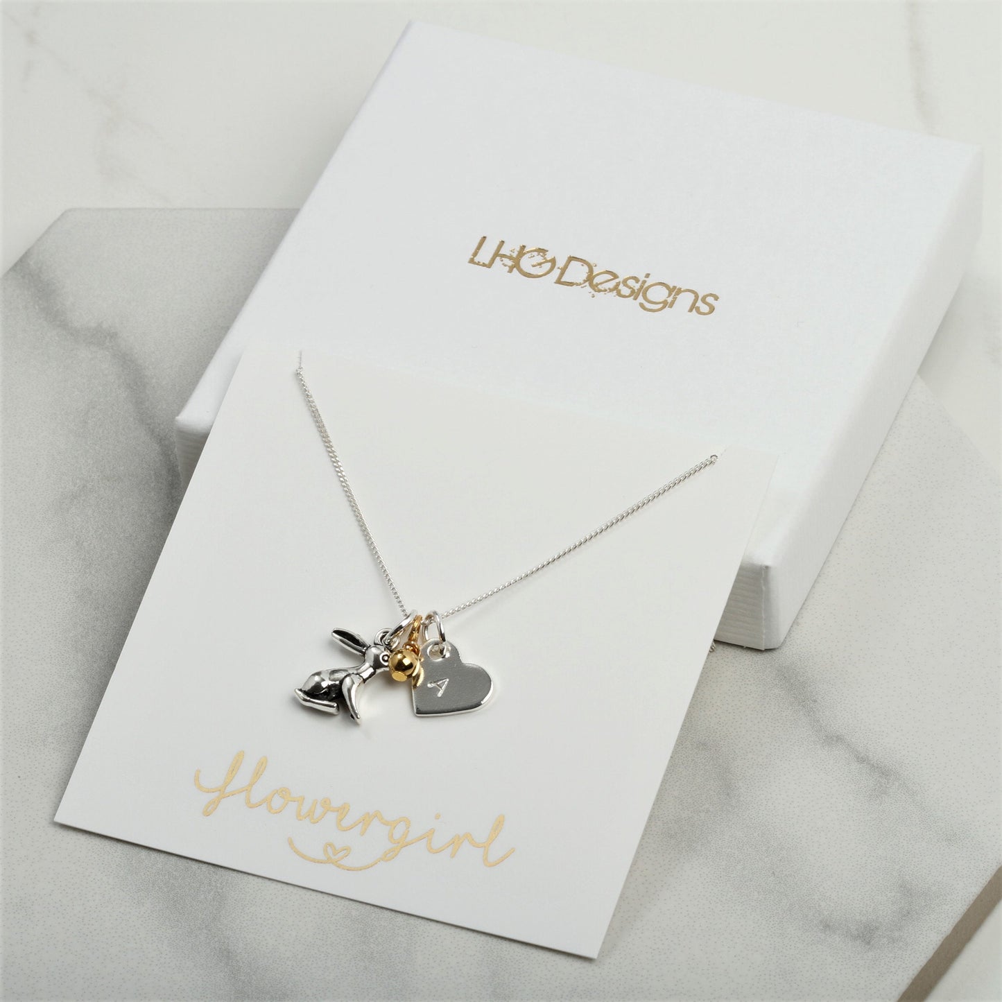 Rabbit lovers necklace, Personalised Birthday gift for her, Christening gift for kids, friend sister daughter niece, silver rabbit jewellery