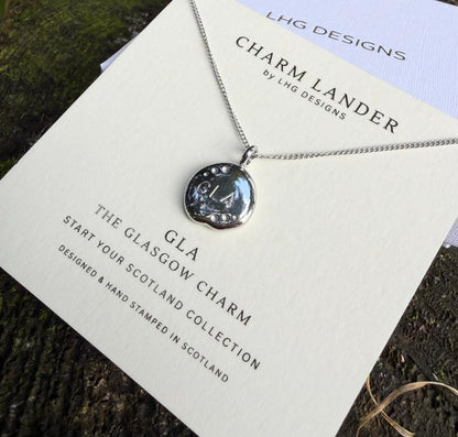 Glasgow Charm Lander Scottish Necklace gift RRP £35