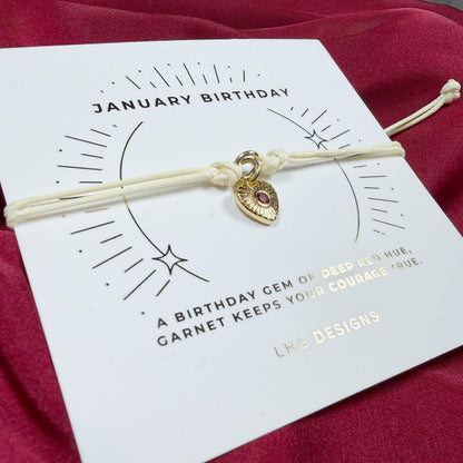 Birthstone Bracelet With Gift Card            RRP £19.99