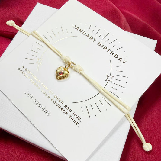 Birthstone Bracelet With Gift Card            RRP £19.99