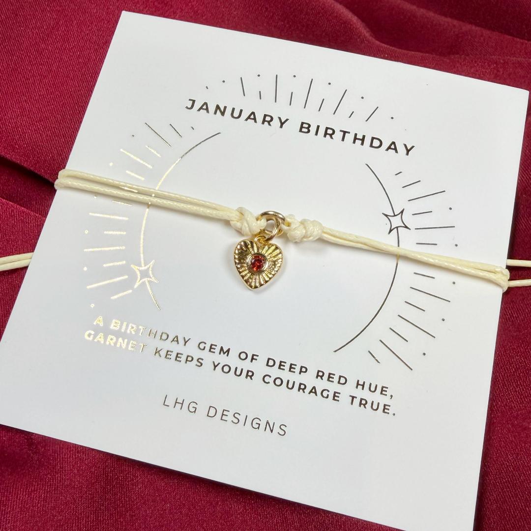 Birthstone Bracelet With Gift Card            RRP £19.99