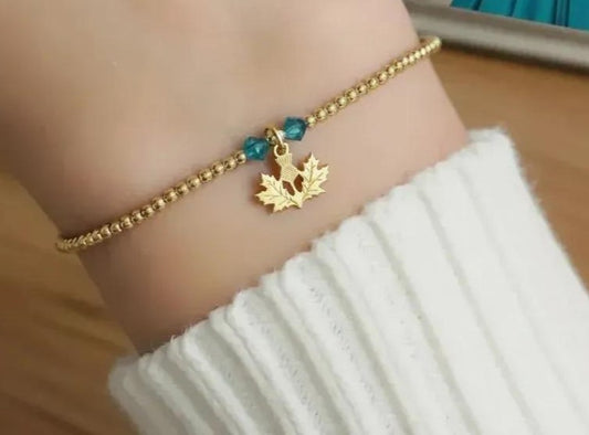 Joanna Bespoke Thistle Bracelet Sapphire and Emerald