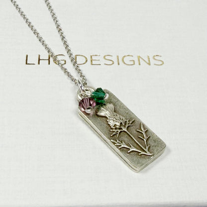 A Gift of a Thistle Necklace