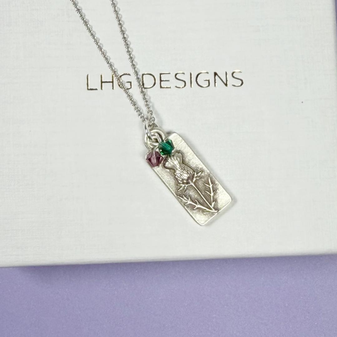 A Gift of a Thistle Necklace