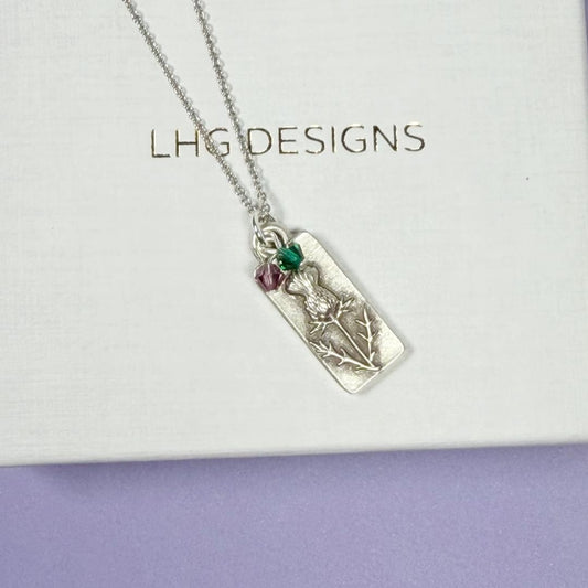 A gift of a Thistle Necklace